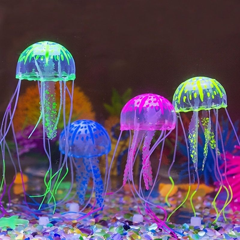 Aquarium Ornament; Glowing Jellyfish