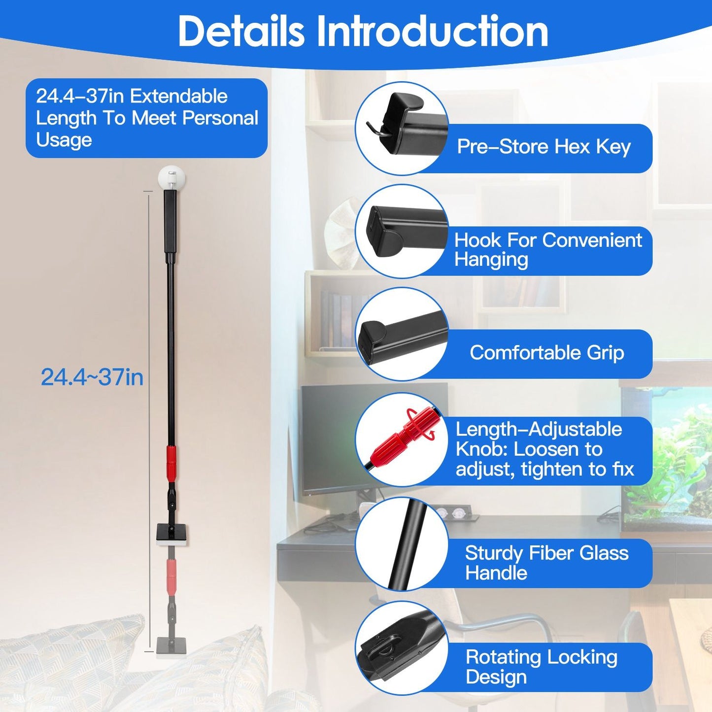 6 in 1 Aquarium Cleaning Tools