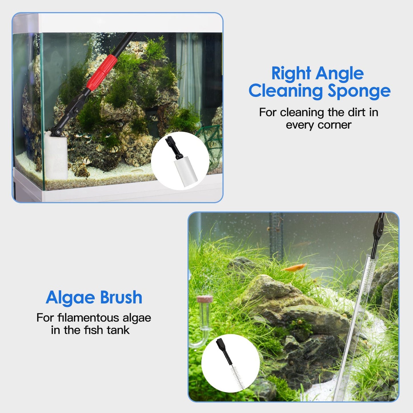 6 in 1 Aquarium Cleaning Tools