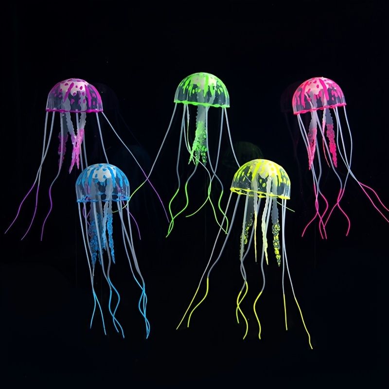 Aquarium Ornament; Glowing Jellyfish