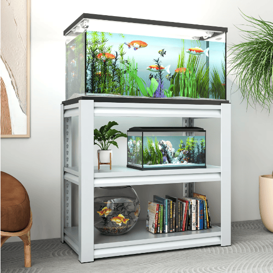 Adjustable 3-Tier Heavy Duty Fish Tank Rack